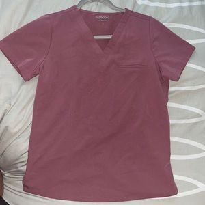 Mandala Mauve One Pocket Scrub Top